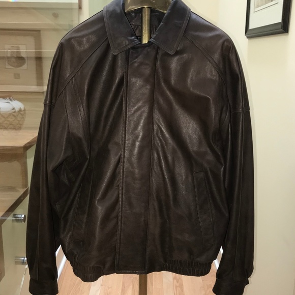 robert comstock leather jacket